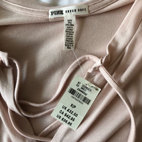 HP!🎉 NWOT 3/4 Sleeve Lace Up Tee - Picture 3 of 6